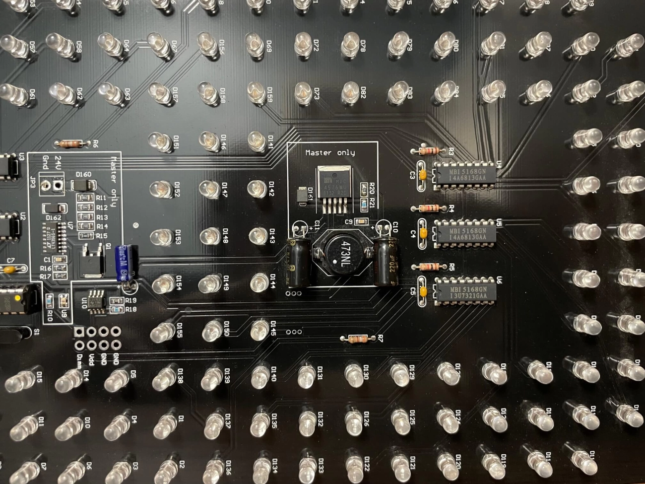custom led control pcb board assembly