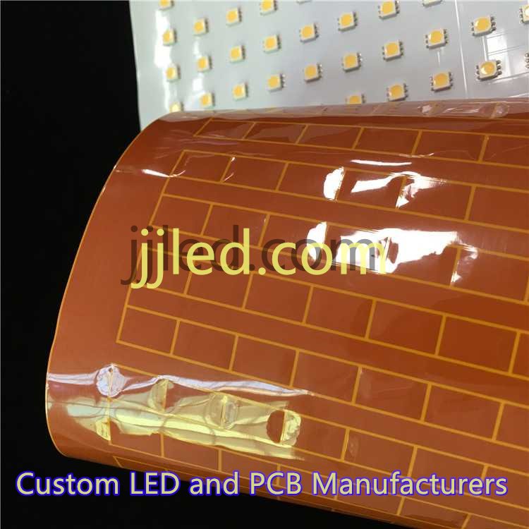 custom led flexible pcb with leds manufacturer